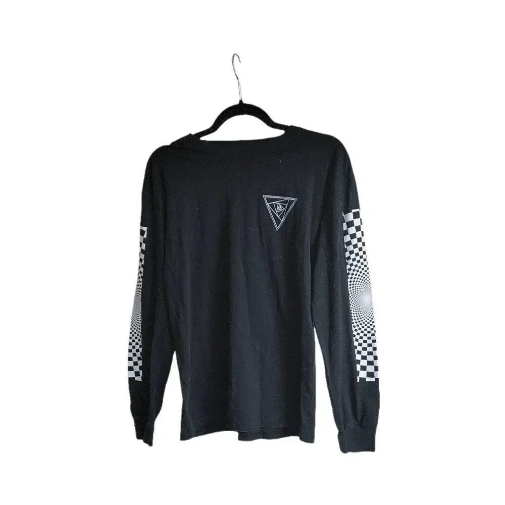 Men's ORIGINAL USE Black/White Long Sleeve T-Shirt Sz S